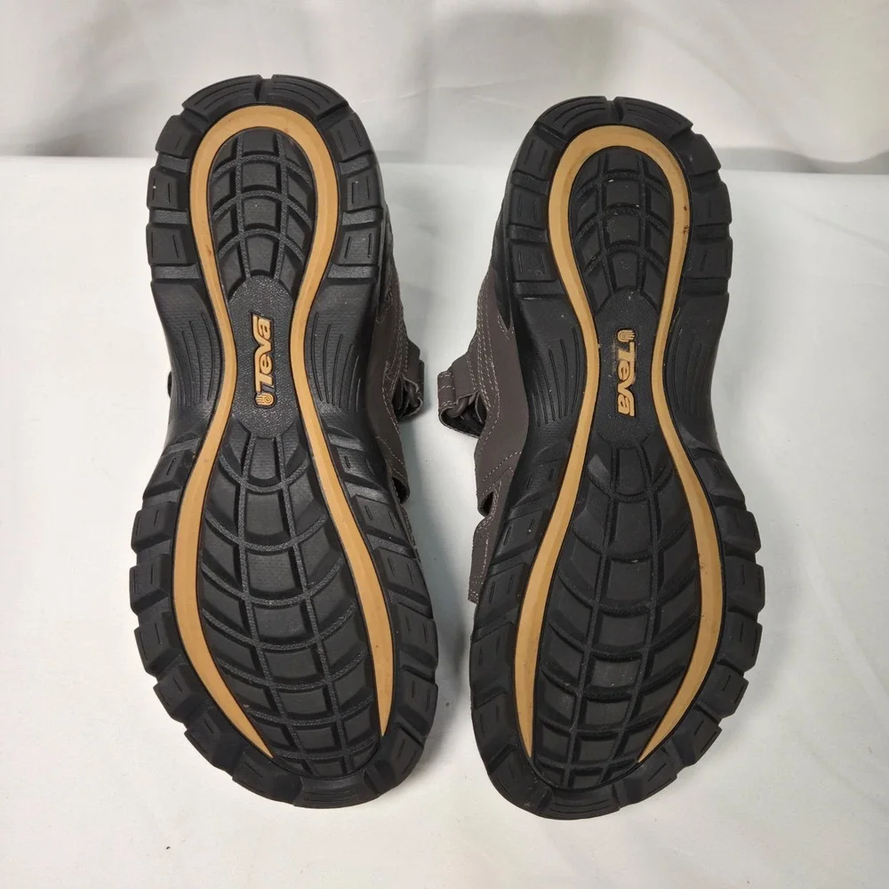 Teva Men's Forebay Water Sandal. Fisherman Shoe Turkish Coffee (Brown) | Size 9